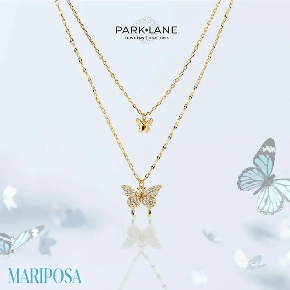 Park Lane | Mariposa Necklace | 2 in 1 | Gold